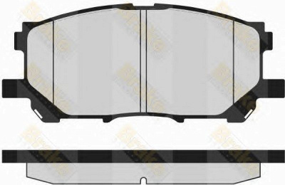 BRAKE ENGINEERING pa1649 -  Комплект тормозных колодок, дисковый тормоз